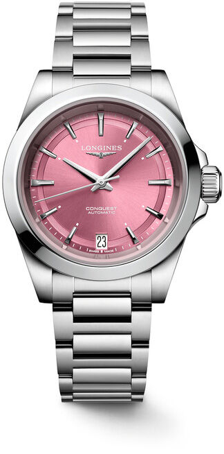 Longines L3.430.4.99.6 Conquest Sunray Pink on Bracelet