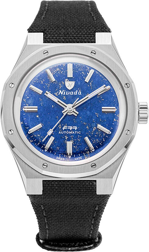 Nivada Grenchen F77 Lapis Lazuli Dial on Strap