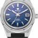 Nivada Grenchen F77 Blue Dial Date on Strap image 0 thumbnail