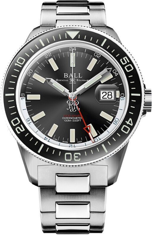 Ball Engineer III Hurricane Hunters 40mm Sapphire Countdown Bezel Black
