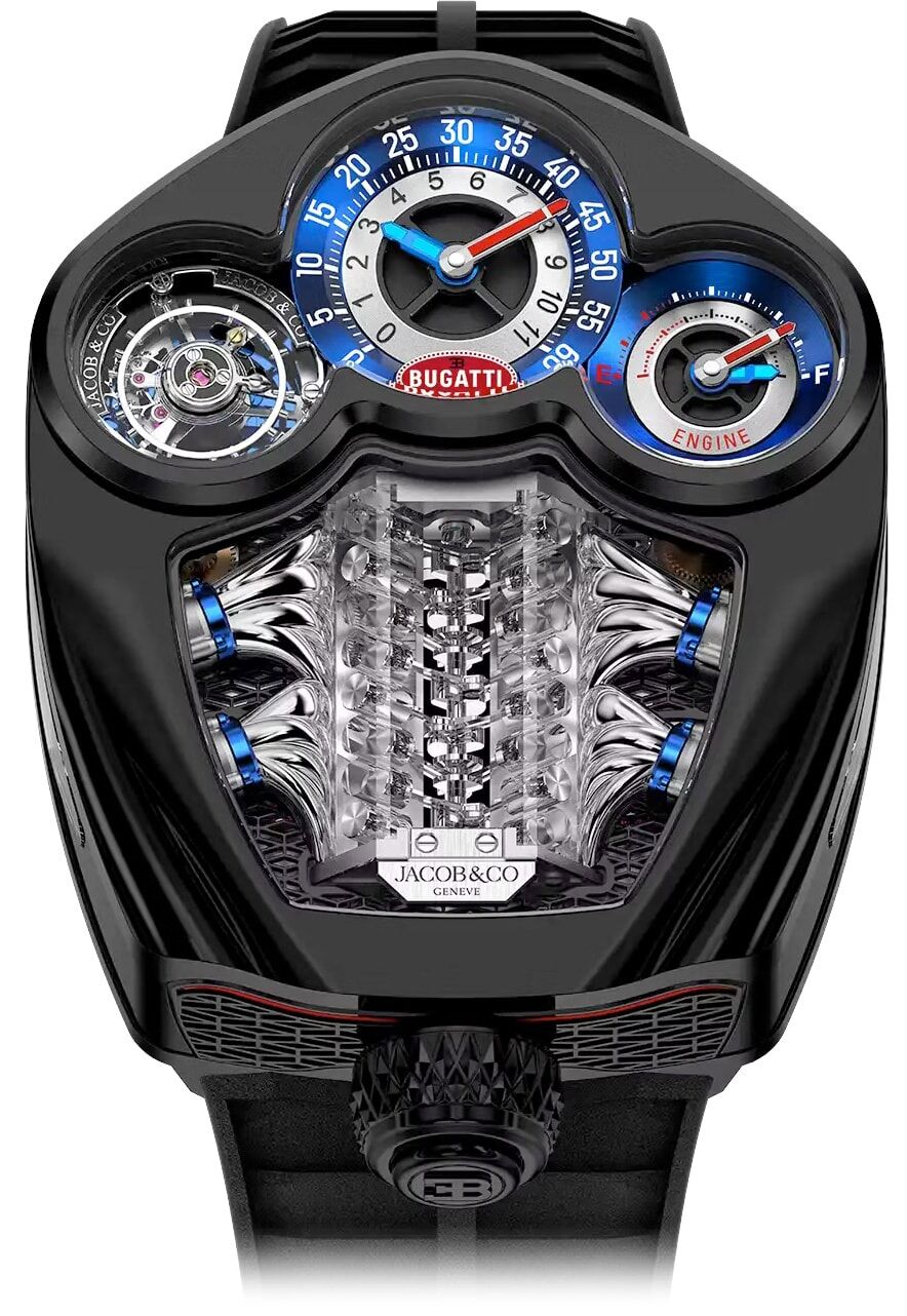 Jacob & Co. Bugatti Tourbillon Black Titanium on Strap