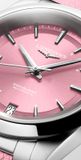 Longines L3.430.4.99.9 Conquest Sunray Pink Dial on Strap image 3 thumbnail