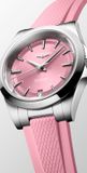 Longines L3.430.4.99.9 Conquest Sunray Pink Dial on Strap image 2 thumbnail