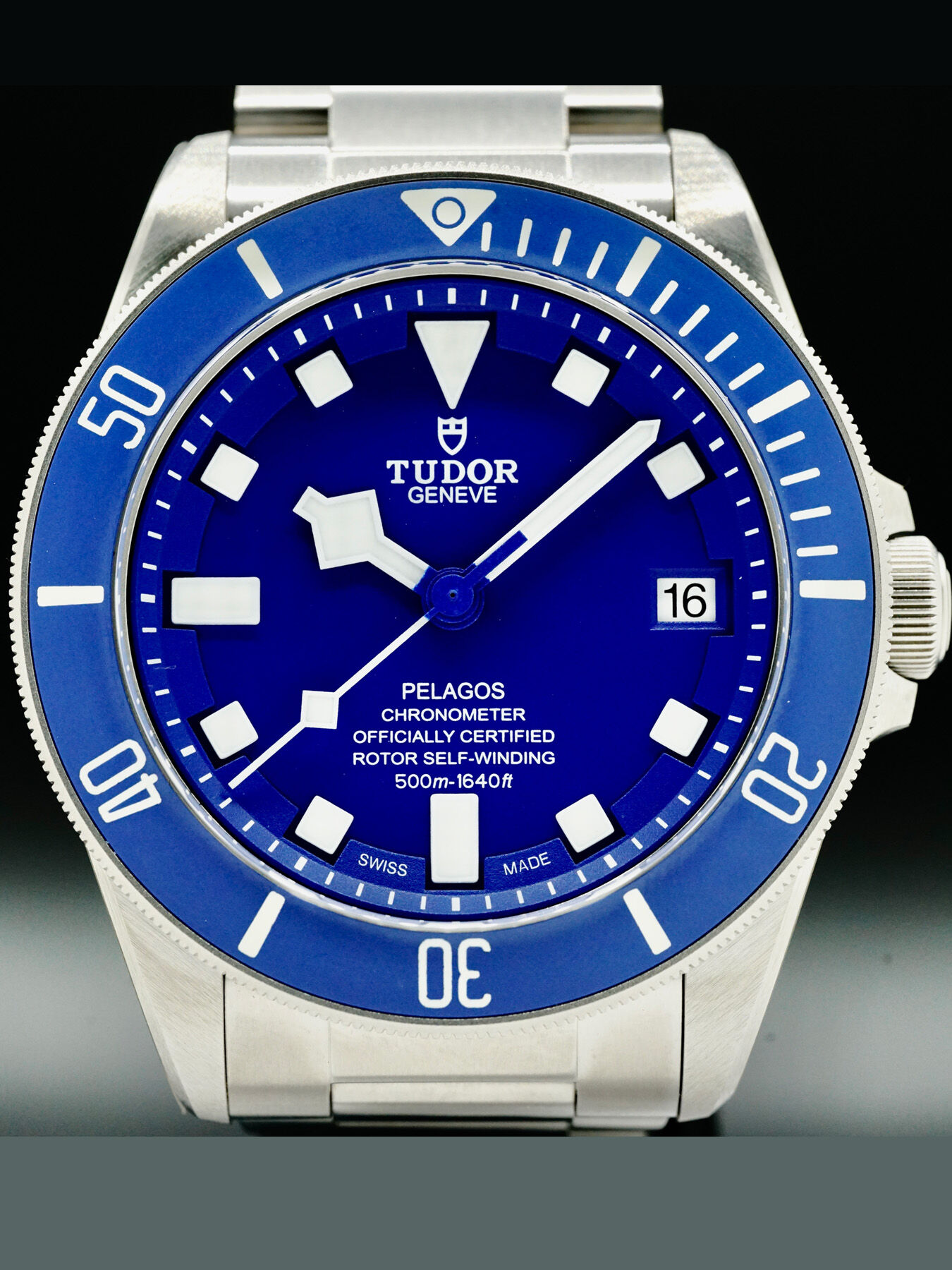 Tudor 25600TB Pelagos Blue Dial on Bracelet