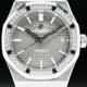 Audemars Piguet 15451ST.ZZ.1256ST.02 Royal Oak Lady 37mm Gray Dial Diamond Bezel image 0 thumbnail