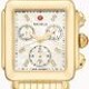 Michele Deco 18k Gold Diamond Dial Watch MWW06A000780 image 0 thumbnail