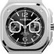 Bell & Ross BR05 Chrono Black Steel BR05C-BLC-ST/SRB image 0 thumbnail