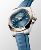 Longines L3.430.5.98.9 Conquest Sunray Purple Dial on Strap image 3 thumbnail