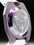 Urwerk UR-100V Violet on White Rubber Strap image 1 thumbnail
