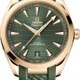 Omega 220.52.41.21.10.001 Seamaster Aqua Terra 150M Green Dial Moonshine Gold on Strap image 0 thumbnail