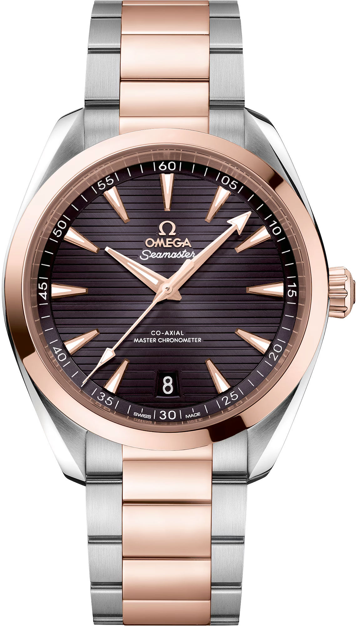 Omega 220.20.41.21.06.001 Seamaster Aqua Terra 41mm Steel and Sedna Gold