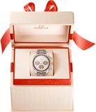 Omega 324.28.38.50.02.002 Speedmaster 38 Steel Sedna Gold Diamonds on Leather Strap image 3 thumbnail