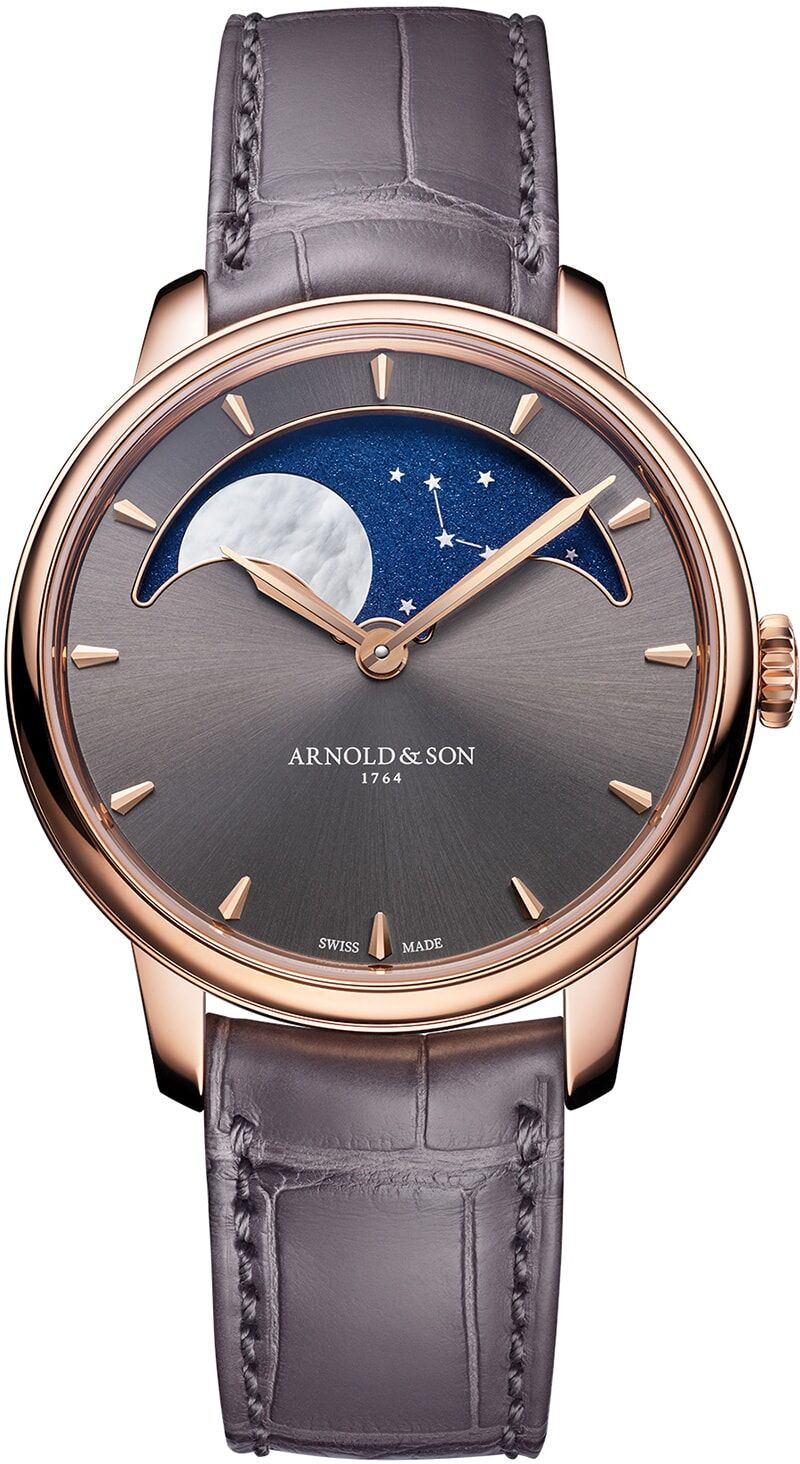 Arnold & Son Perpetual Moon 38 Gold Cliff Grey