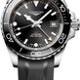 Longines Hydroconquest L3.790.4.56.9 GMT Black Dial on Strap image 0 thumbnail