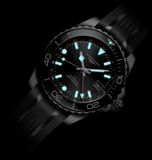 Longines Hydroconquest L3.790.4.56.9 GMT Black Dial on Strap image 1 thumbnail