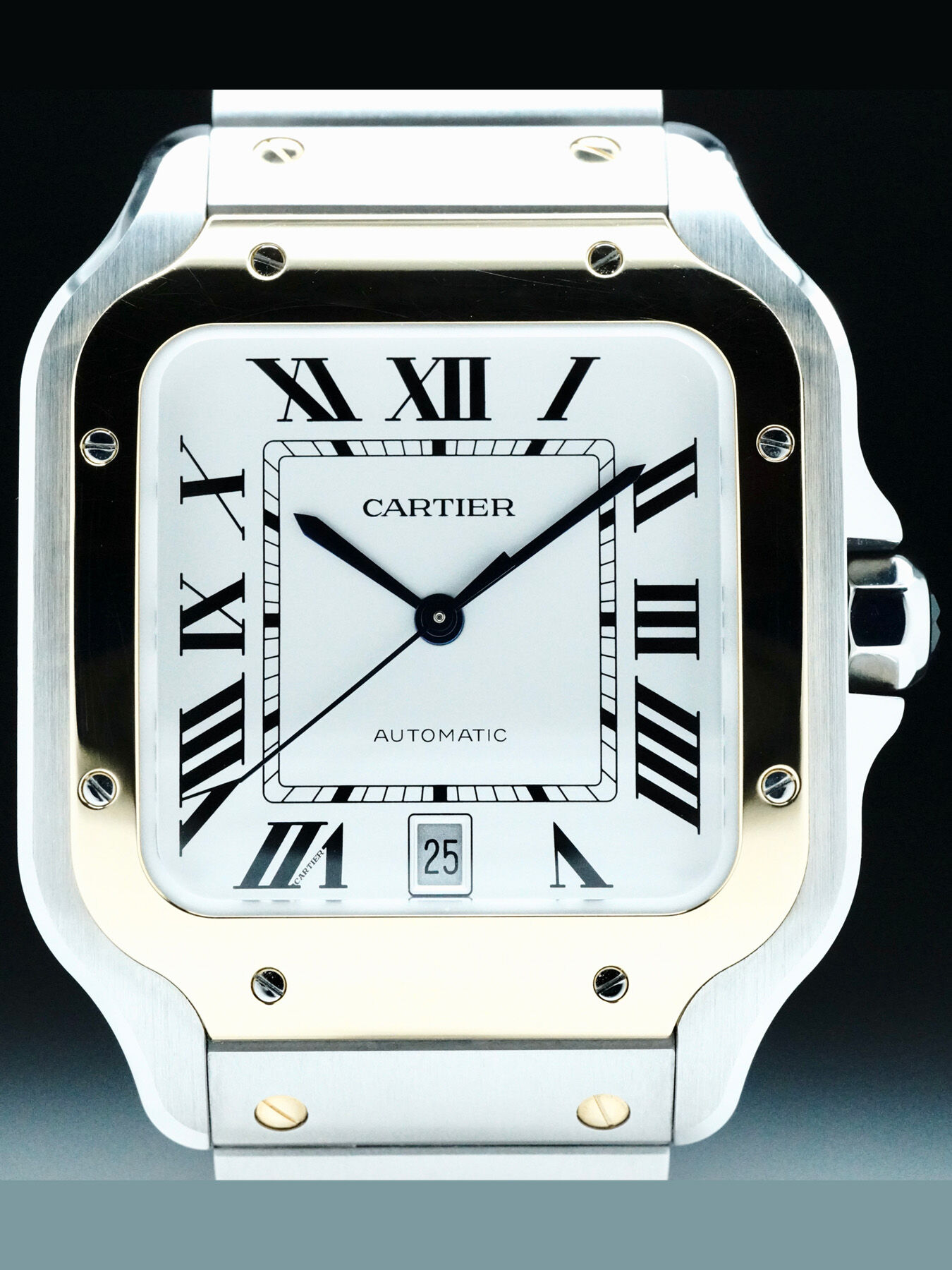 Cartier Santos W2SA0009 Steel Yellow Gold