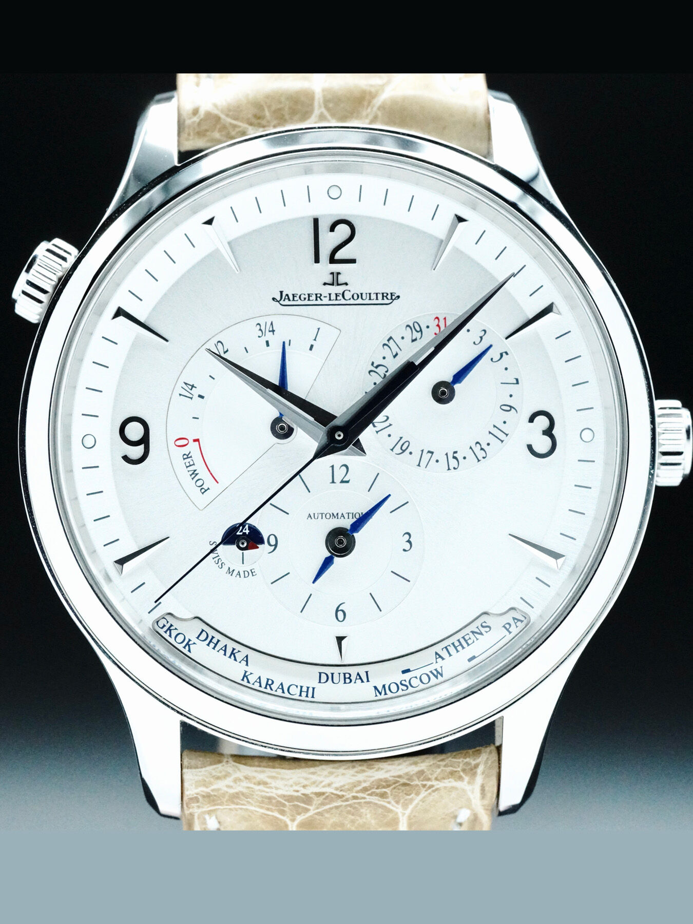 Jaeger LeCoultre Q4128420 Master Control Geographic