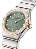 Omega 131.25.28.60.60.001 Constellation Green Dial Steel Gold and Diamonds 28mm image 2 thumbnail