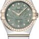 Omega 131.25.28.60.60.001 Constellation Green Dial Steel Gold and Diamonds 28mm image 0 thumbnail