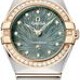 Omega Constellation 131.25.25.60.60.001 Pine Green Dial Steel Gold and Diamonds 25mm image 0 thumbnail