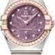 Omega Constellation 131.25.25.60.60.002 Purple Dial Steel Gold and Diamonds 25mm image 0 thumbnail