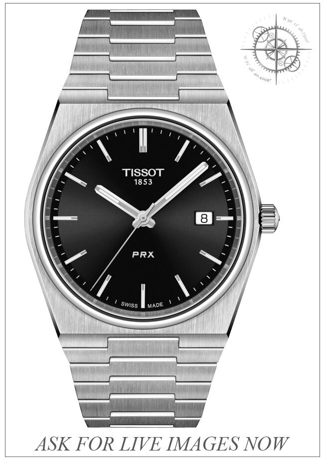 極美品！TISSOT PRX 40mm クォーツ　T137410A Tissot T137410 A PRX 40mm Stainless Steel Watch - Exquisite