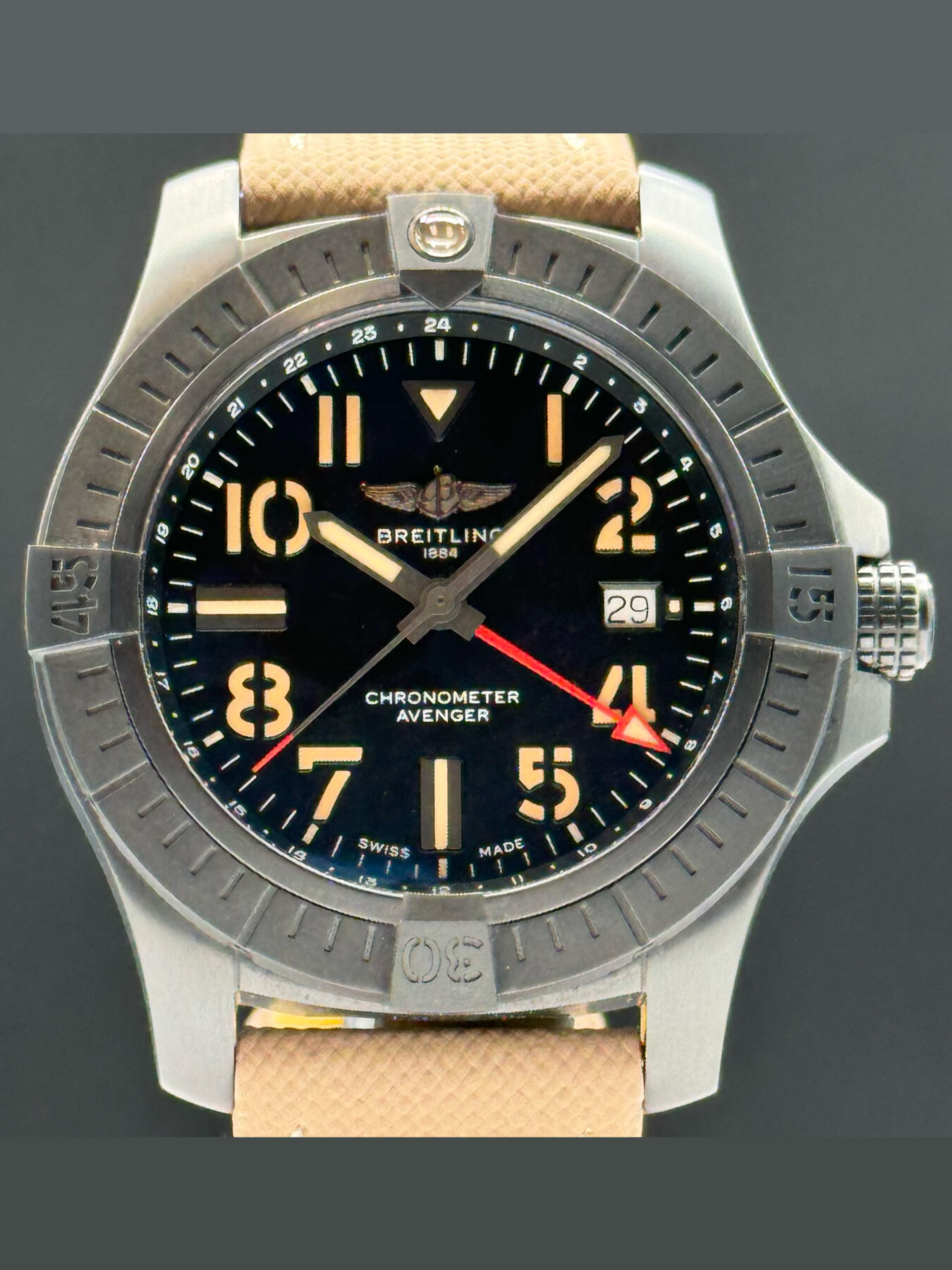 Breitling V32395101131X3 Avenger Automatic GMT 45