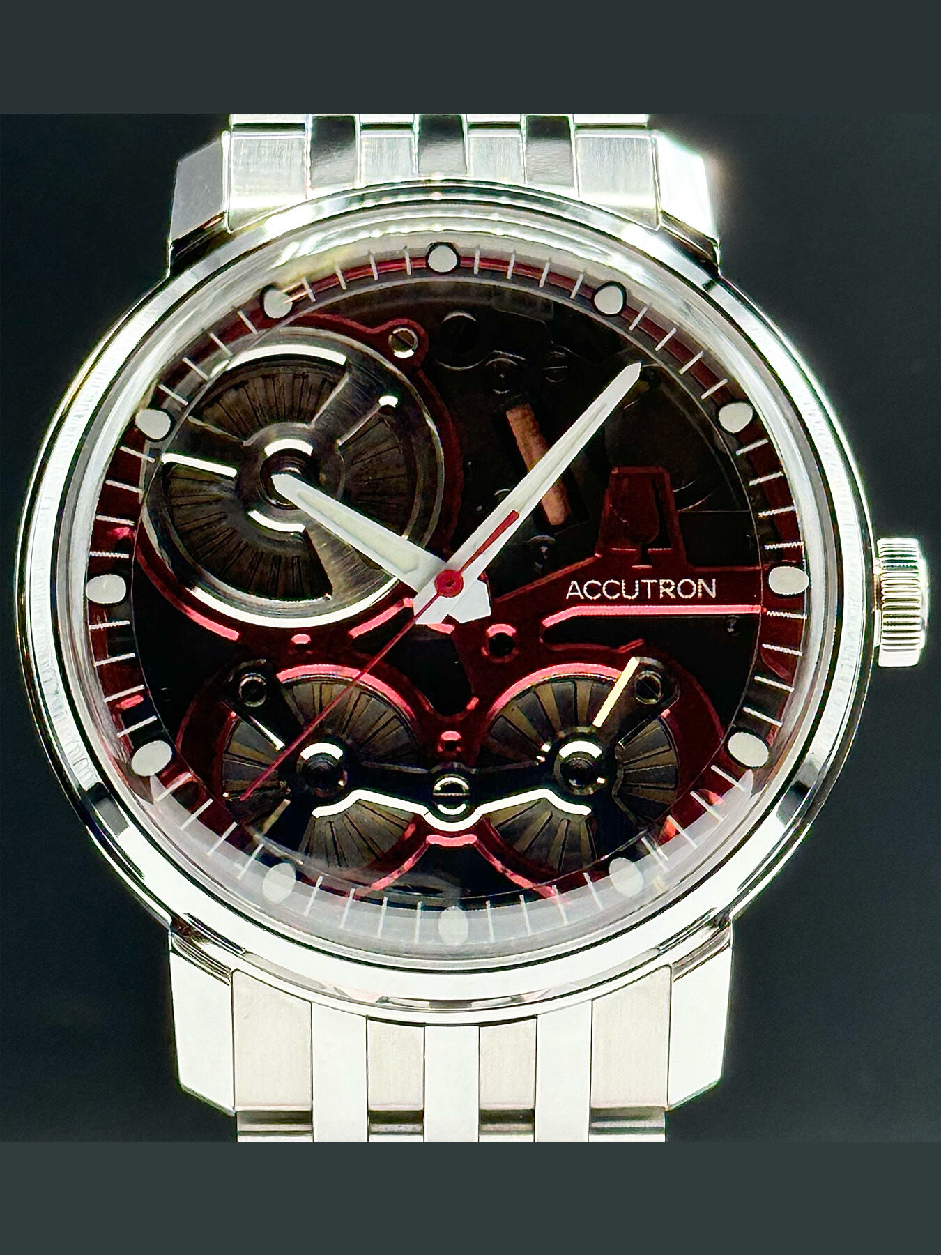 Accutron 2ES6A008 Spaceview 2020 X Redbar