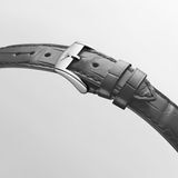 Longines L4.815.4.52.2 Flagship Heritage Sunray Anthracite Dial on Strap image 5 thumbnail