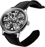 Arnold & Son 1NEGS.B02A.K00 Nebula 40mm Steel on Black Rubber Strap image 2 thumbnail