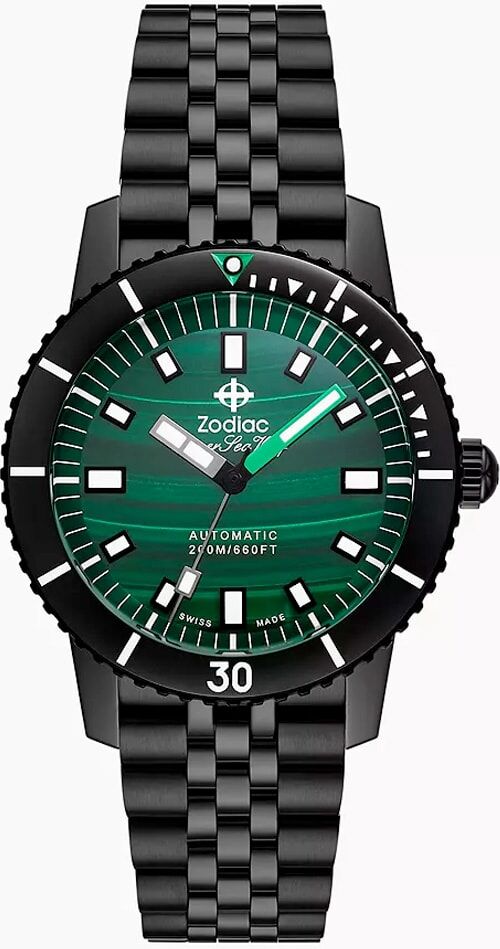 Zodiac ZO9314 Compression Diver Green Malachite Dial