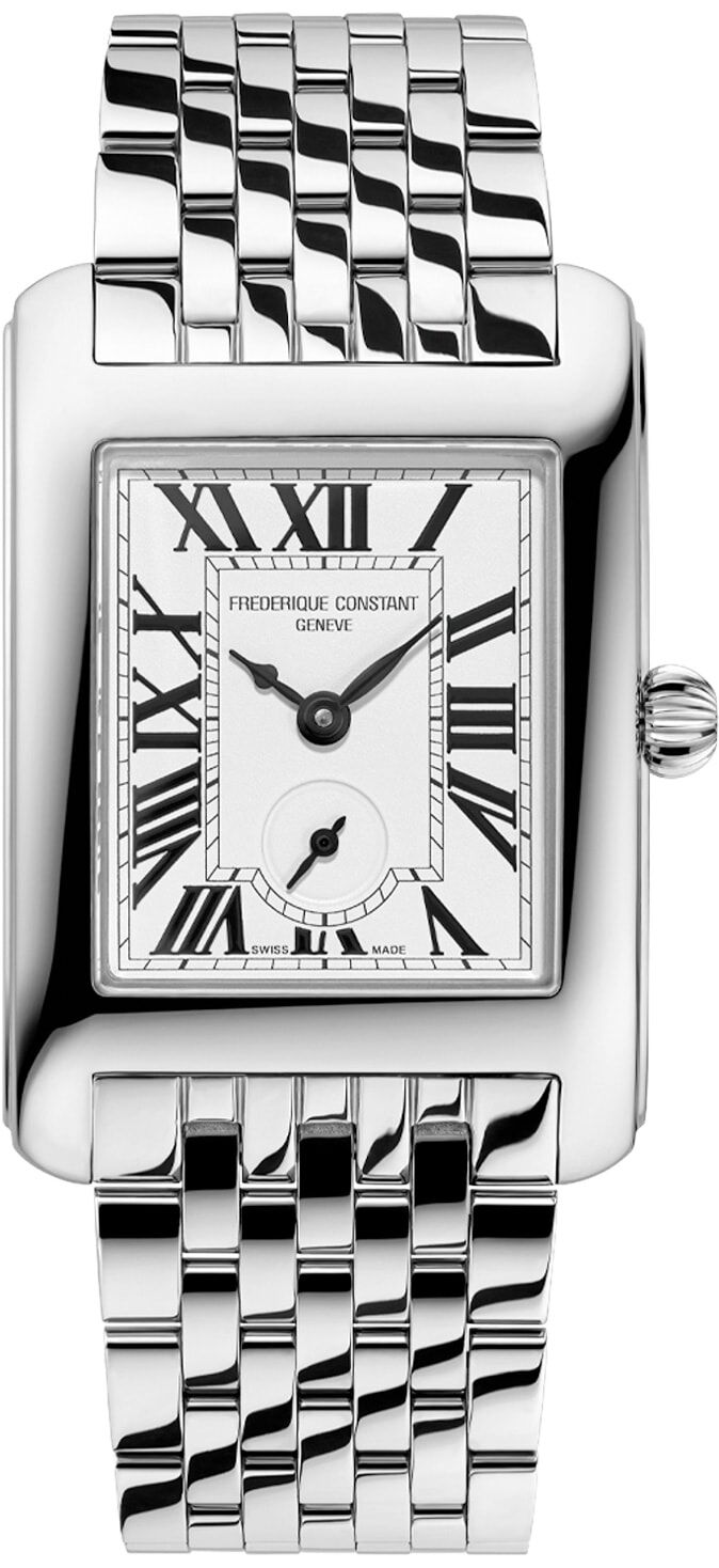 Frederique Constant FC-235S2C6B Classics Carrée Ladies Silver Dial