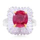 Oscar Heyman 5.42ct Unheated Burma Ruby Ballerina Ring 30556 image 0 thumbnail