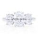 Oscar Heyman 3.46tcw Oval Diamonds 3 Stone Ring 301561 image 0 thumbnail