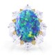 Oscar Heyman 5.82ct Black Opal Ring 303536 image 0 thumbnail