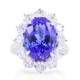 Oscar Heyman 10.72ct Tanzanite Entourage Ring 303662 image 0 thumbnail