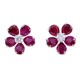 Oscar Heyman Ruby Flower Earrings 706851 image 0 thumbnail