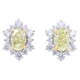 Oscar Heyman Fancy Light Yellow Diamonds Earrings 707005 image 0 thumbnail