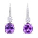 Oscar Heyman Purple Paraiba Drop Earrings 707048 image 0 thumbnail