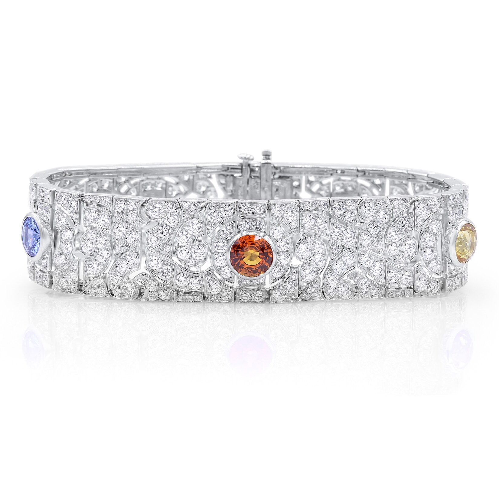 Oscar Heyman Multi-Color Gemstone Bracelet 804637