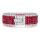 Oscar Heyman Invisibly Set Ruby Bracelet 804649 image 0 thumbnail