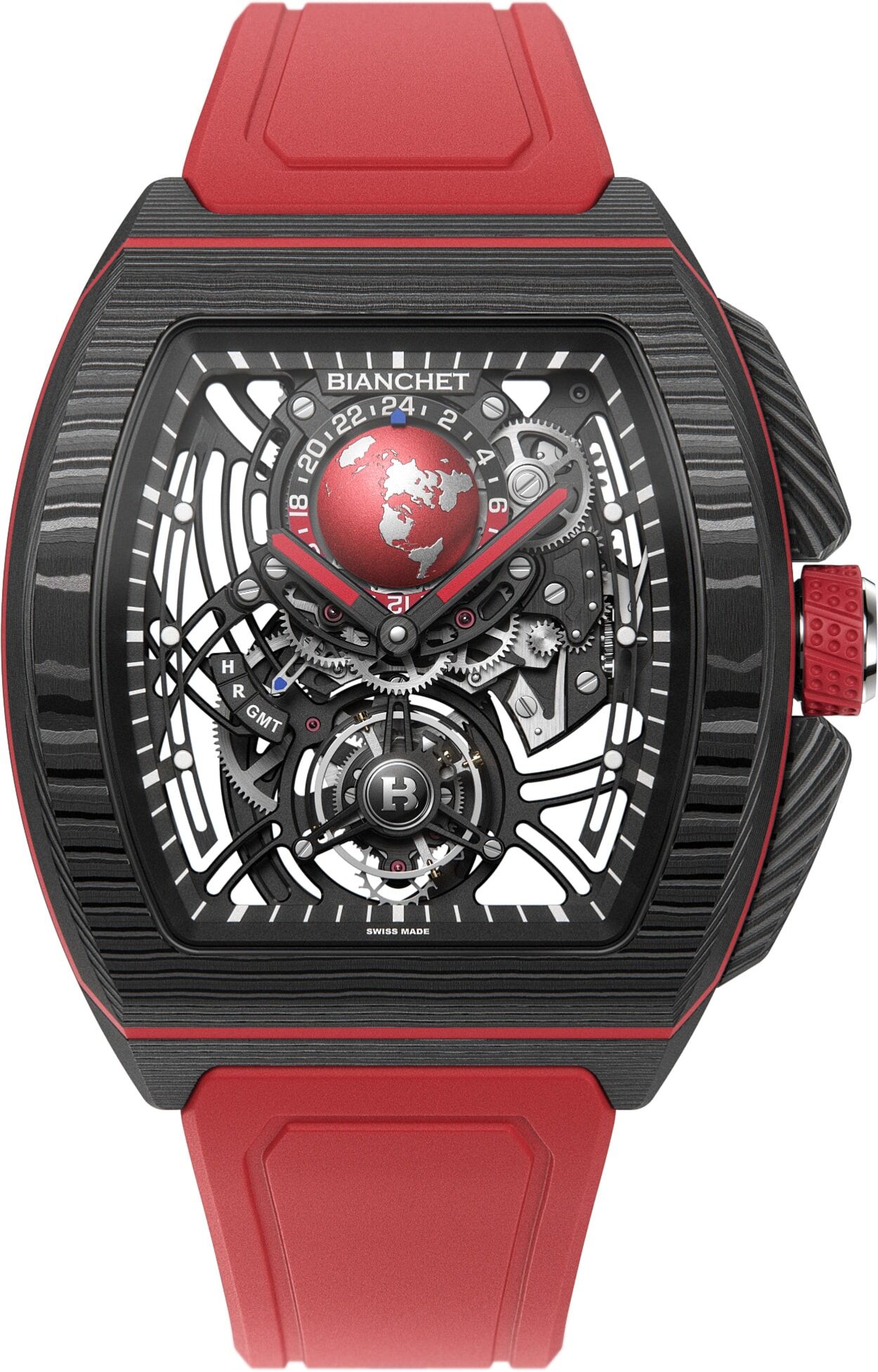 Bianchet Flying Tourbillon Sport GMT B 1.618 Carbon Red CBRFTSG4