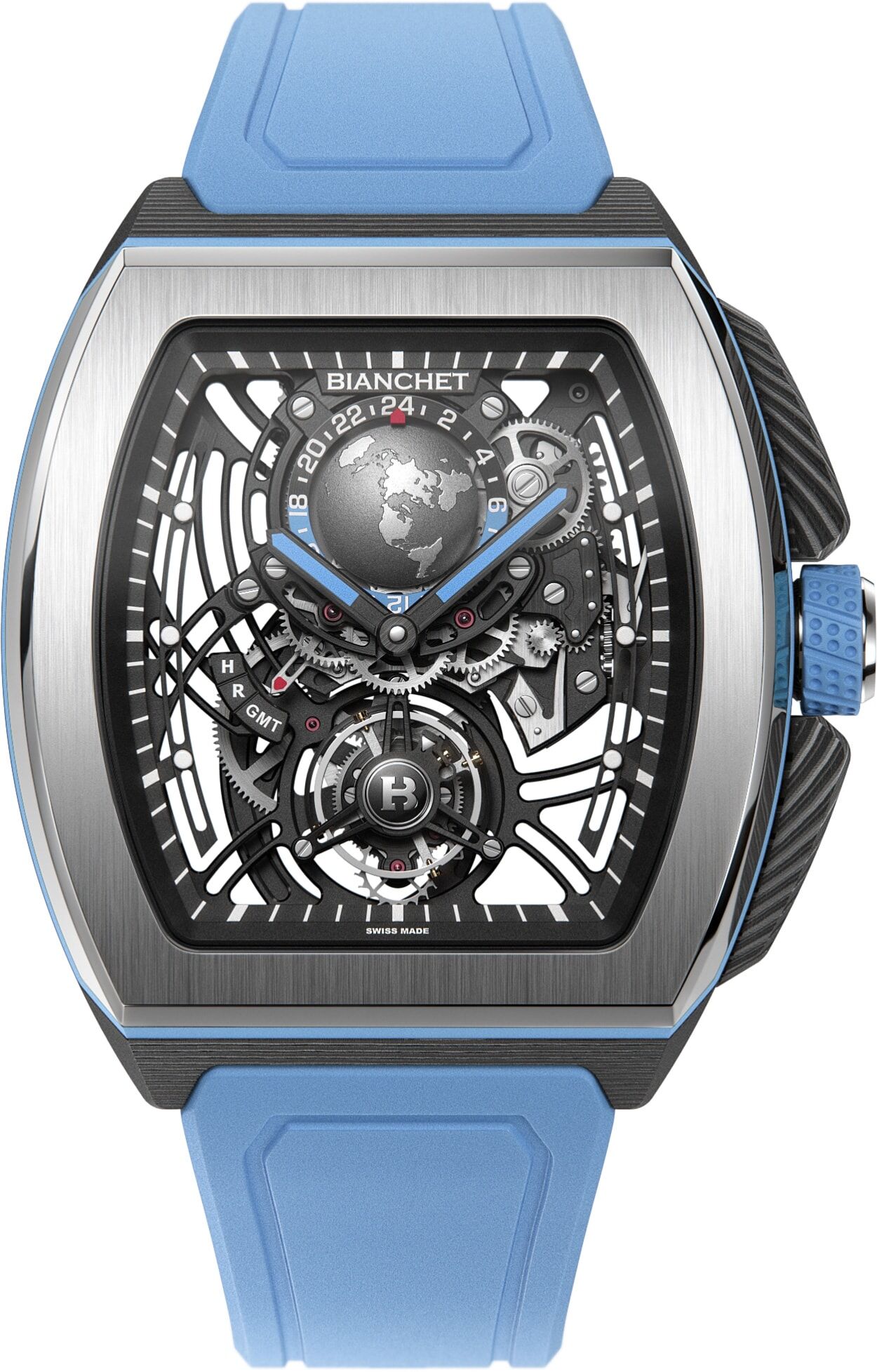Bianchet Flying Tourbillon Sport GMT B 1.618 Hybrid Sky Blue HBSBFTSG4