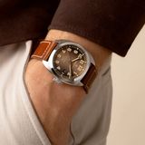 Bremont TN40-DT-SS-BR-L-S Terra Nova Date SS Caramel Dial Leather Strap image 4 thumbnail