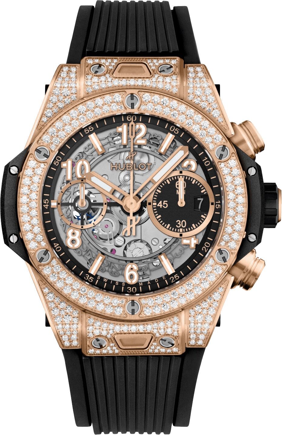 Hublot 441.OX.1181.RX.1704 Big Bang Unico King Gold Pavé 42mm