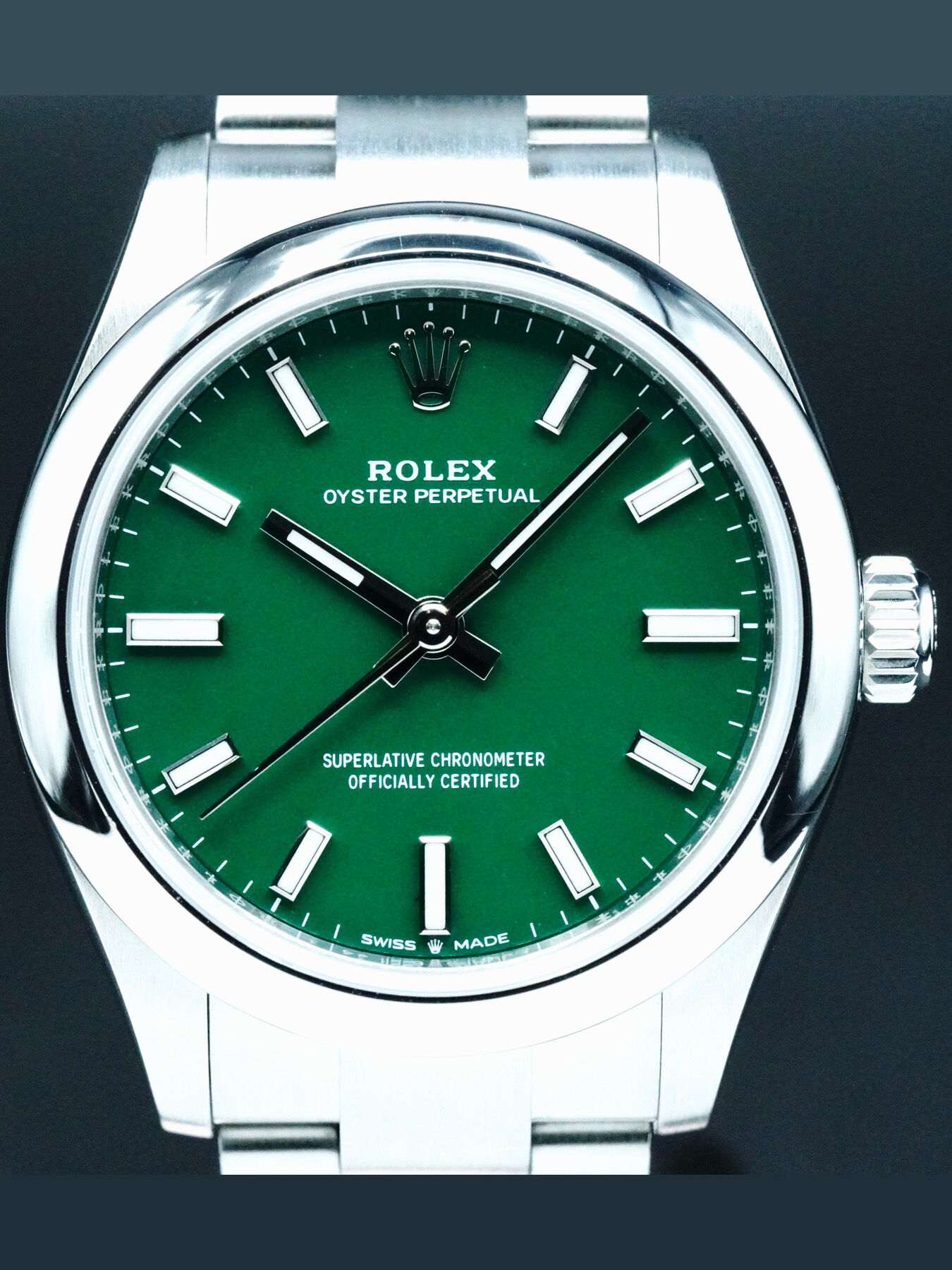 Rolex 277200 Oyster Perpetual Green Dial