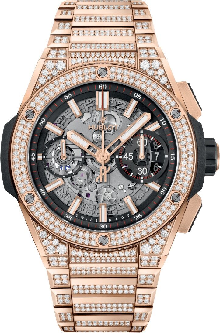 Hublot 451.OX.1180.OX.3704 Big Bang Integrated King Gold Pavé 42mm