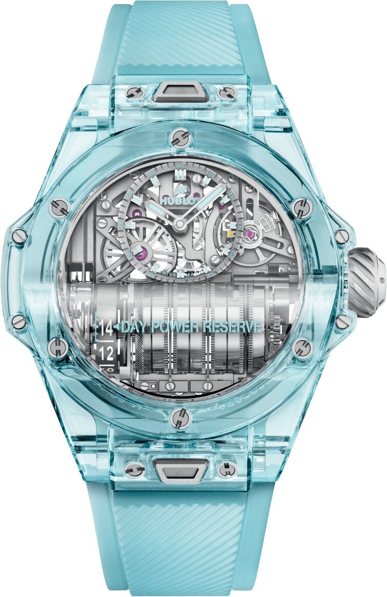 Hublot 911.JL.0129.RX Big Bang MP-11 Power Reserve 14 Days Water Blue Sapphire 45mm