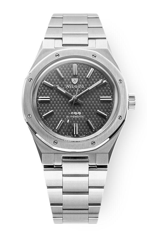 ARMADA ブラックダイヤモンド Nivada Grenchen F77 Black Ceramic Watch – Windup Watch Shop