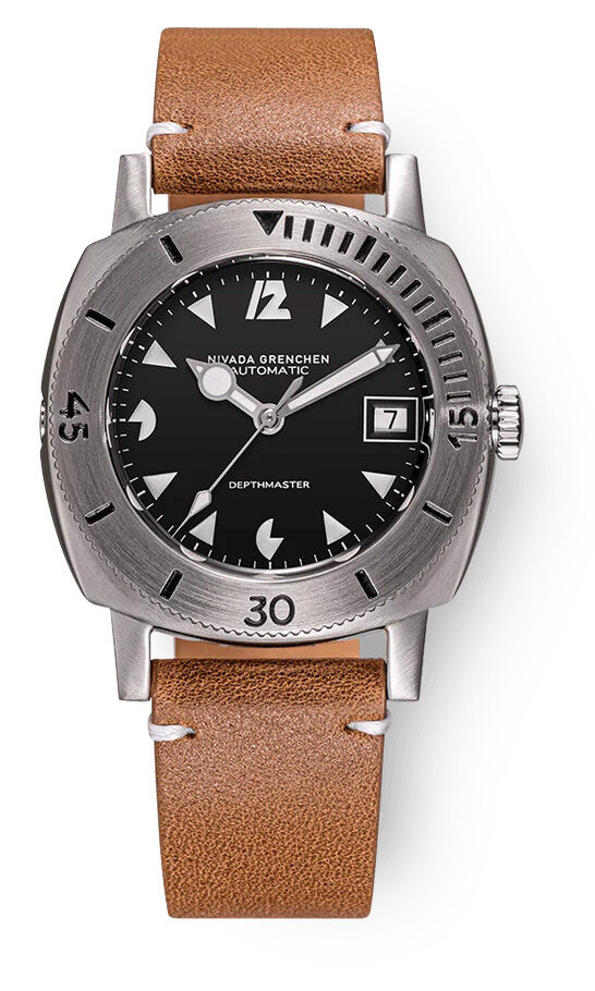 Nivada Grenchen 14104A02 Depthmaster White Pacman Date